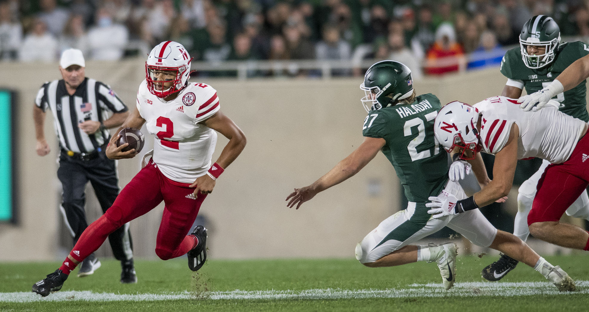 Nebraska vs. Michigan State, 9.25